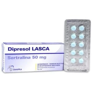 Dipresol  Sertralina 50mg. com 30 comprimidos