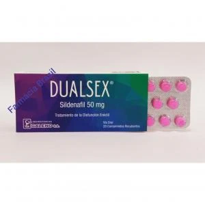 Dualsex  Sildenafil 50mg com 20 comprimidos  Super Oferta