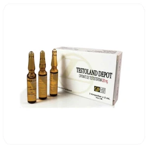 Landerlan  Testoland Deposteron Cipionato de Testosterona 200mg  3amp com 2ml