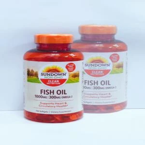 Fish Oil 1000mg/Omega 3 300mg - 144 Cápsulas
