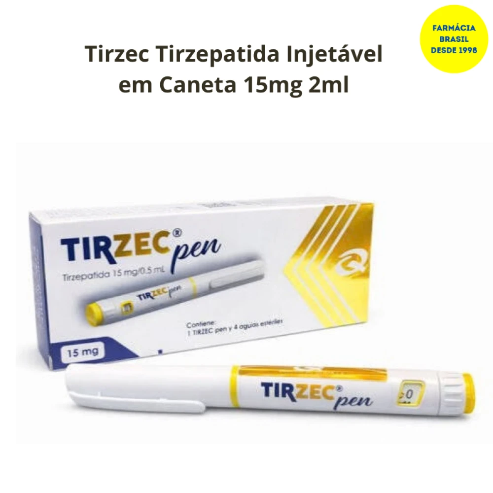 Tirzepadida Tirzec pen  em  caneta KwikPen  Mounjaro é uma opção prática para o tratamento, contendo quatro doses